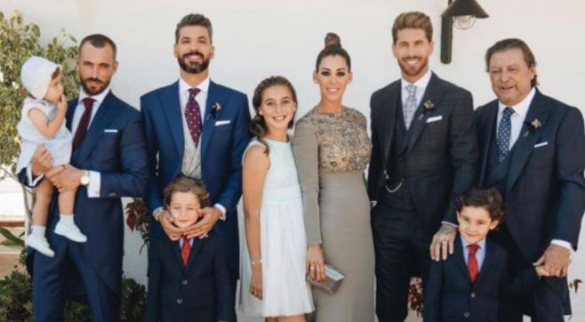 Jose Maria Ramos with his family.